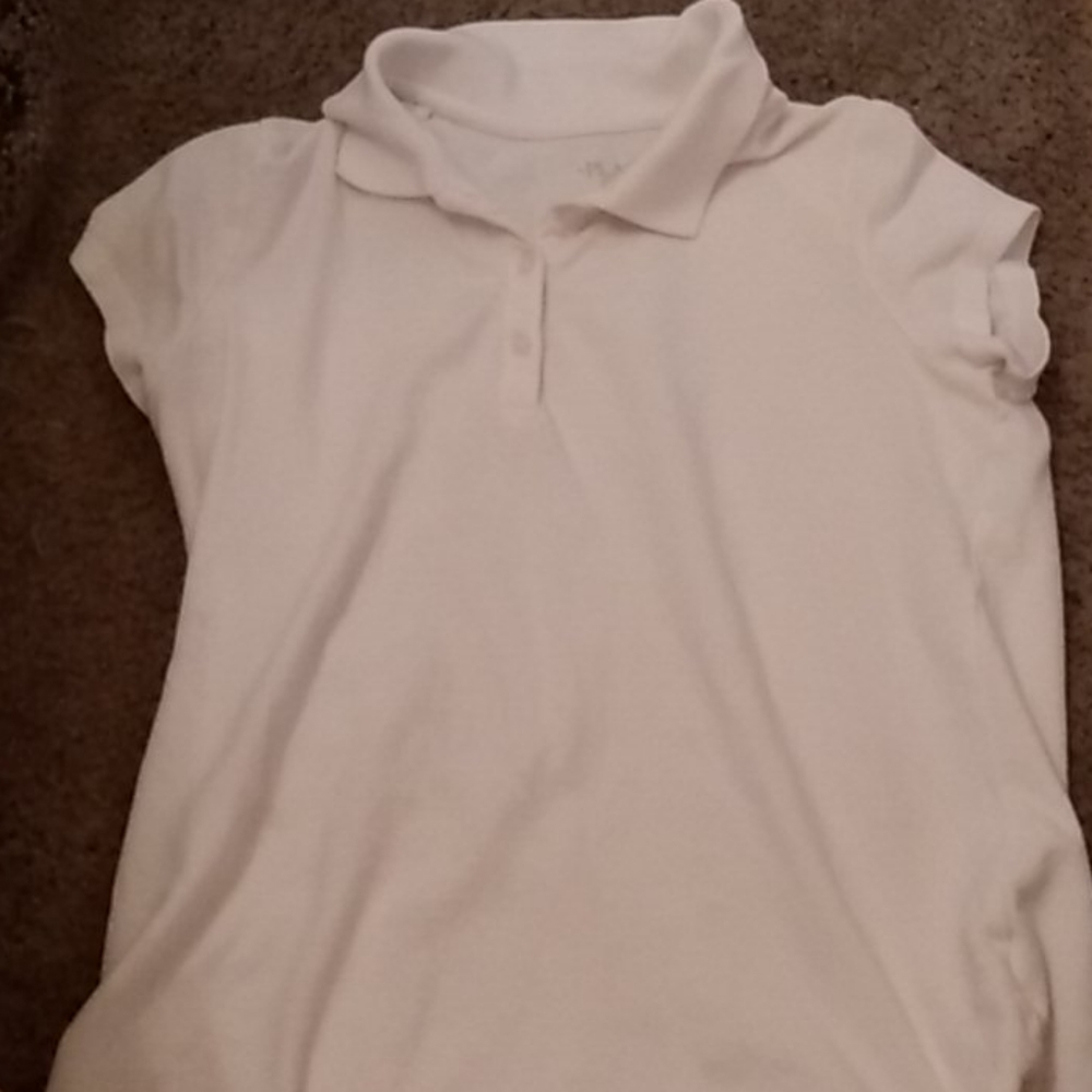 Collared shirt color white brand child place